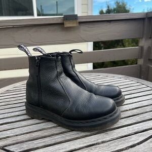 Dr. Martens Black Leather Ankle Boots